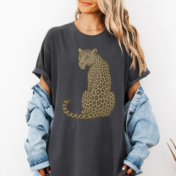 Velto Leopard Graphic T-Shirt: Unisex Boho Tee All Size S-5XL