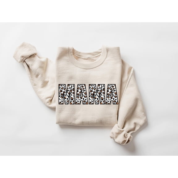 Velto Leopard Mama Sweatshirt, Leopard Cheetah Mama Sweatshirt, Leopard Pattern Mama Tshirt, Western Mama Outfit, Retro Mother Day Shirt, Mom Gift All Size S-3XL