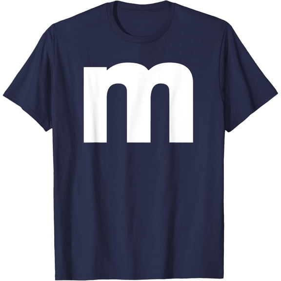 Velto Letter M Capital Alphabet, Groups T-Shirt All Size S-5XL