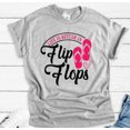 thumbnail image 1 of Velto Life Is Better In Flip Flops Gray Unisex Short Sleeve T-shirt All Size S-5XL, 1 of 5