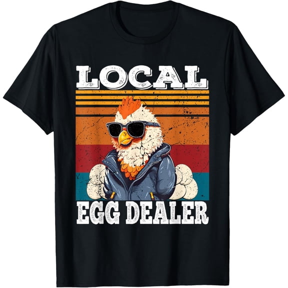 Velto Local Egg Dealer Egg Peddler Chicken Egg Farmer T-Shirt Fullsize S-5XL Shirt