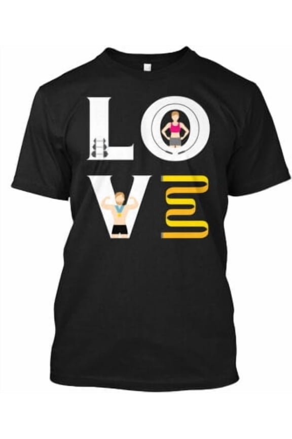 Love Bodybuilder Personal Trainer T-Shirt Made in the USA All Size S-5XL