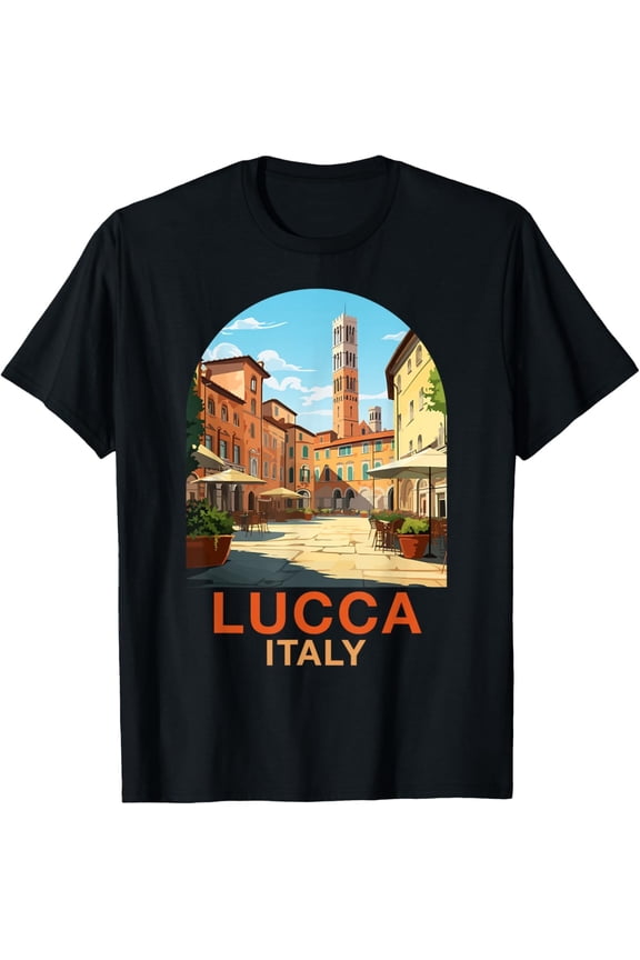 Lucca Traveling Travel Trip Vacation Souvenir Lucca Italy T-Shirt All Size S-5XL