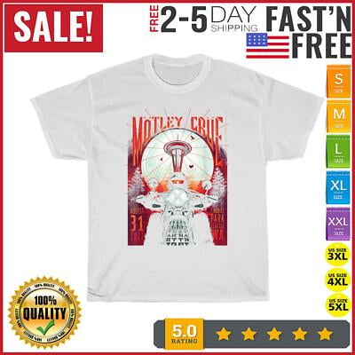 Velto Mötley Crüe – The Stadium Tour Seattle Vintage T Shirt Men Women Fashion All Size S-5XL