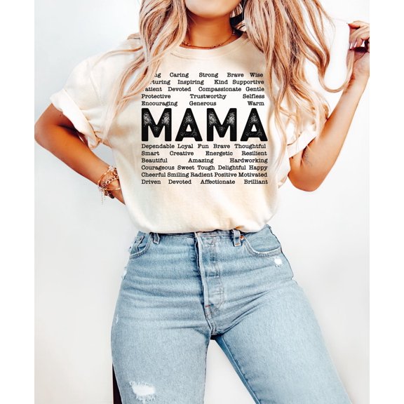 Velto Mama T-shirt, Gift For Mothers Day, Mama Graphic Tees, Mom , Mother's Day T-shirt, Trendy Mom Sweater, Mama Graphic Tees, Mom Life All Size S-5XL