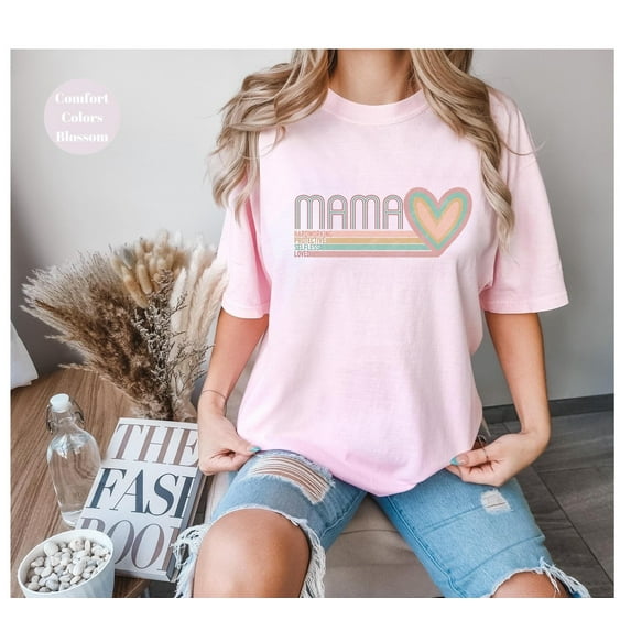 Velto Mama shirt, Mothers Day Shirt, Loved Hardworking Selfless Protective Mama tee, Mother's Day Gift For Shirt All Size S-5XL