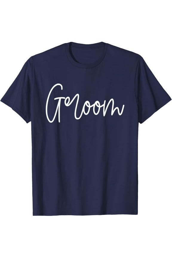 Matching Getting Ready Bride And Groom Wedding Groom T-Shirt All Size S-5XL