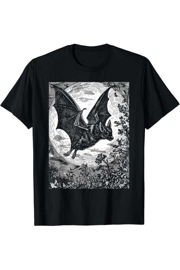 Medieval Bat | Gothic Pastel Goth Witch Dark Academia T-Shirt All Size S-5XL