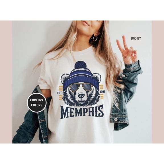 Velto Memphis Basketball Fan Shirt, Retro Grizzly Tshirt, Vintage Sports Tee, Sports Team Apparel, Memphis Basketball Fan Gift All Size S-5XL