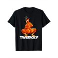 thumbnail image 1 of Velto Men's Breathable Cotton Crew Neck T-shirt with Twerkey Graphic - Comfortable, Ca All Size S-5XL, 1 of 5