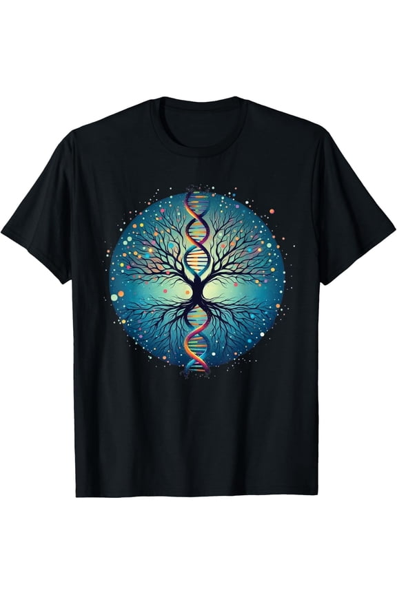Men's ,Woman's Graphic, Tree of life , DNA, Fun T-Shirt All Size S-5XL