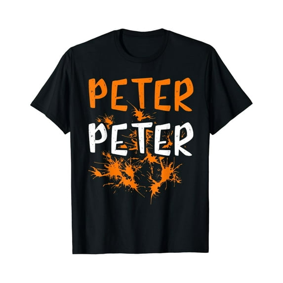 Velto Mens Couples Costume Peter Peter Pumpkin Eater Splash T-Shirt All Size S-5XL