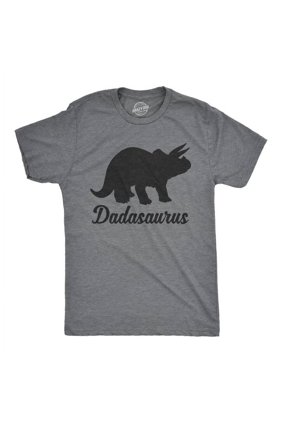 Mens Dadasaurus T-Shirt Fathers Day Dinosaur Tee For Guys All Size S-5XL