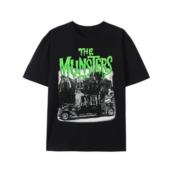 Velto Mens Horror T-Shirt Meet the Munsters Vintage B-Movie Monster Happy Holiday All Size S-5XL