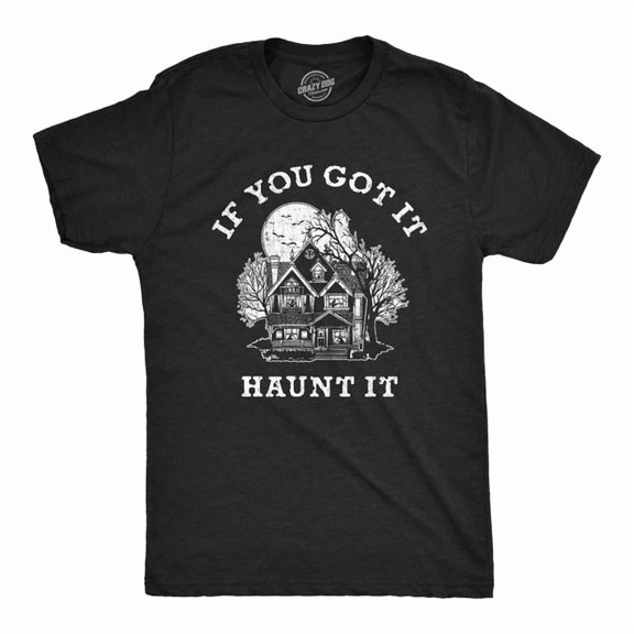 Velto Mens If You Got It Haunt It T-Shirt Spooky Ghost Haunted House All Size S-5XL