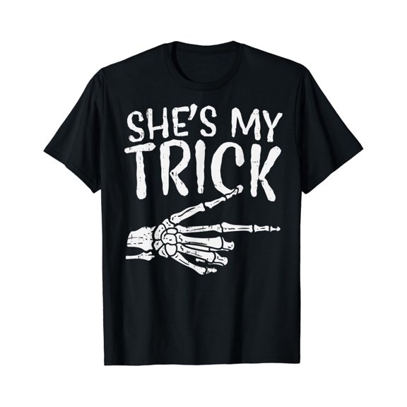 Velto Mens Shes My Trick Matching Couple Costume Boyfriend T-Shirt All Size S-5XL