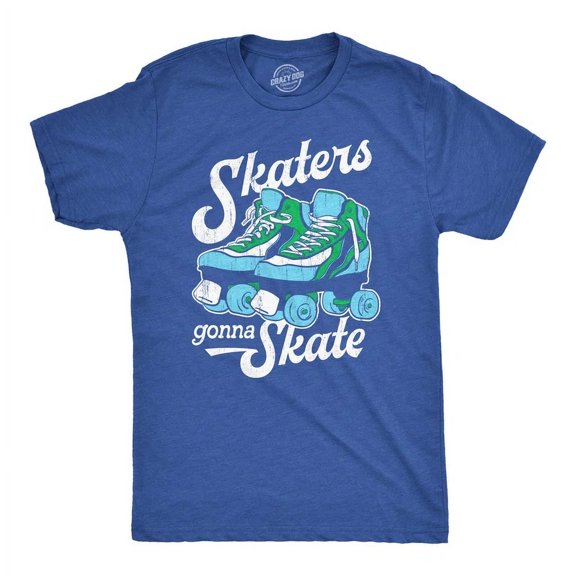 Velto Mens Skaters Gonna Skate T-Shirt Roller Skates Graphic All Size S-5XL