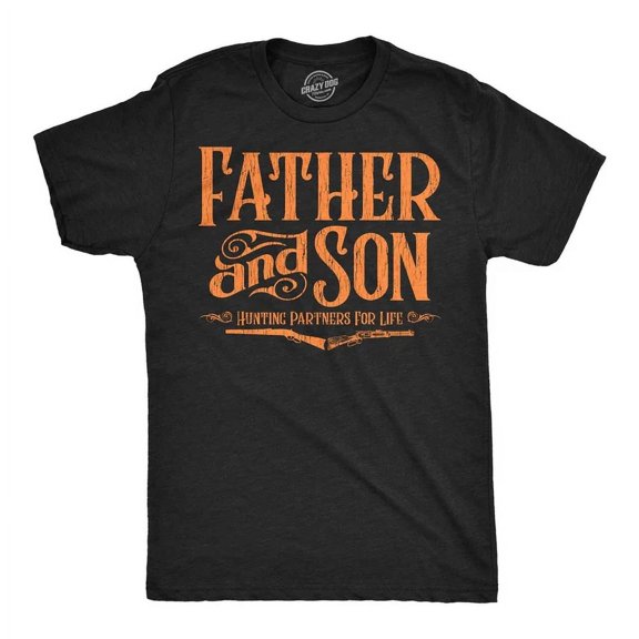 Velto Mens T-Shirt Father And Son Hunting Partners For Life Fathers All Size S-5XL