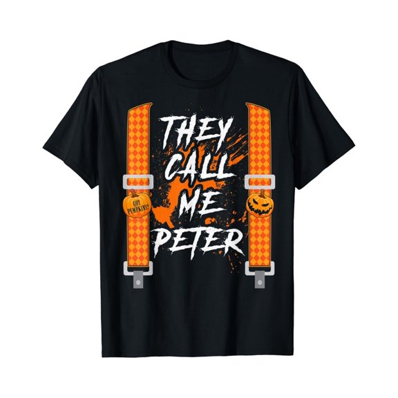 Velto Mens They Call Me Peter Pumpkin Eater Couples Costume T-Shirt All Size S-5XL