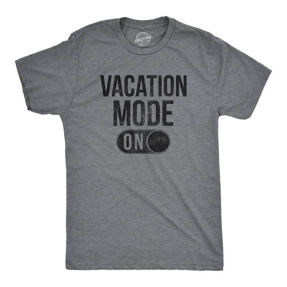 Velto Mens Vacation Mode On T-Shirt Spring Break Tee All Size S-5XL