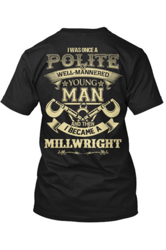 Millwright T-Shirt Made in the USA All Size S-5XL