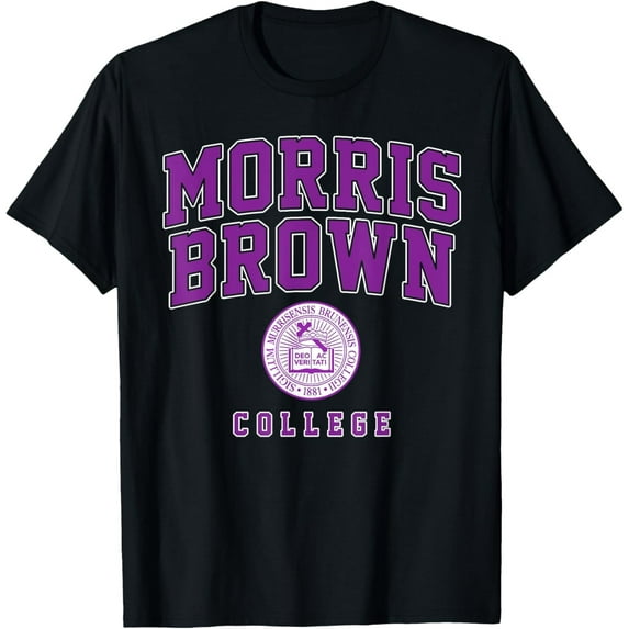 Velto Morris Brown College Arch Vintage Sports Design Men Women T-Shirt All Size S-5XL