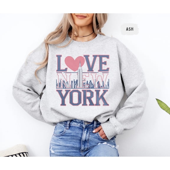 Velto New York City Sweatshirt - Unisex Sweatshirt, NYC Crewneck, Big Apple Pullover, Cityscape Jumper, Urban Fashion Top All Size S-5XL
