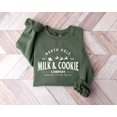 thumbnail image 1 of Velto North Pole Milk and Cookie Co Sweatshirt, Holiday Winter Sweater, Holiday Winter Cookie Shirt, Gingerbread Holiday Winter Sweatshirt, Holiday Winter Sweater All Size S-5XL, 1 of 5