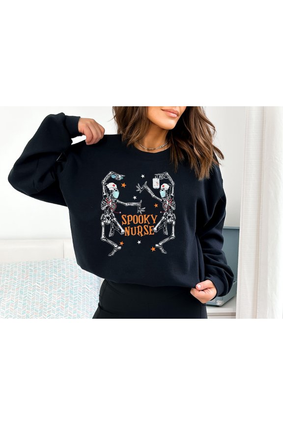 Nurse Happy Holidays Shirt Witch CRNA ICU Nurse T Shirt Spooky Season T Shirt Rn Tee Pharmacy Tech Fall Gift Nursing Student Shirt All Size S-5XL