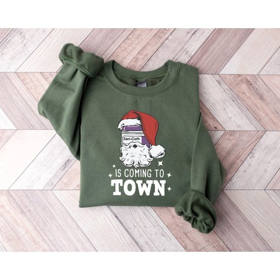 Velto Nurse Holiday Winter Sweatshirt, Nurse Aide Rn Aid Tech Medical Assistant sweatshirt, lpn Holiday Gift, Nurse Holiday Winter Sweatshirt, Nurse Sweatshirt All Size S-5XL