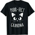 thumbnail image 1 of Velto PURR-FECT Grandma Black T-Shirt All Size S-5XL, 1 of 5