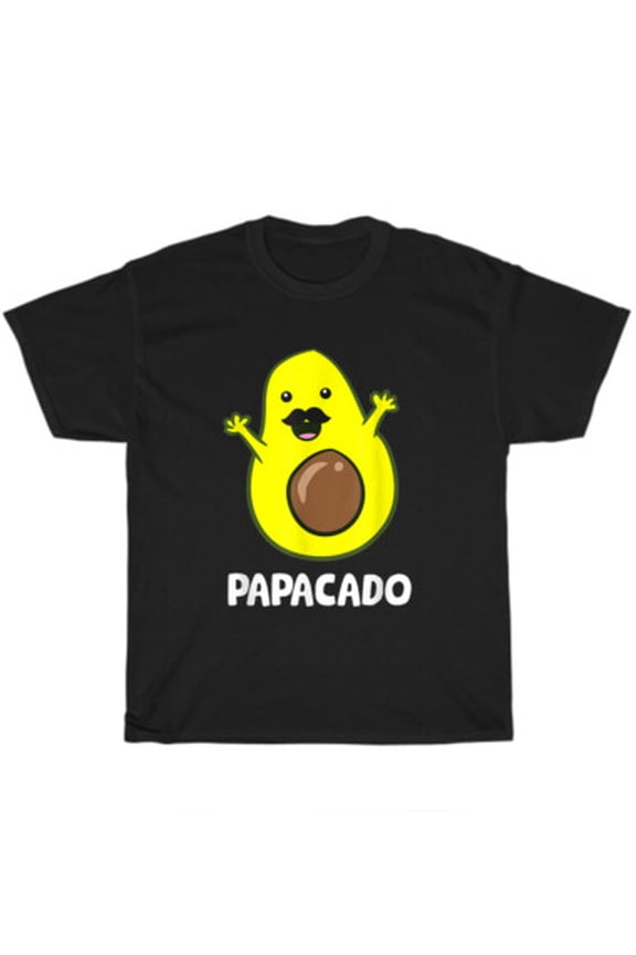 Papacado Avocado Dad Vegan Guacamole Avocado Lover T-Shirt Unisex Tee Gift All Size S-5XL