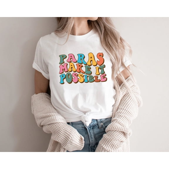 Velto Paraprofessional Shirt, SPED Teacher Assistant Gift, Teacher Aide Shirt, Retro Shirt for Teacher Assistant, Paraeducator Outfit, Para Shirt All Size S-5XL
