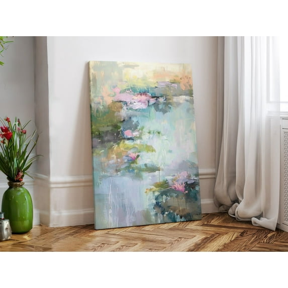 Velto Pastel Mood Wall Art, Soft And Serene Impressionist Poster For Contemporary Decor Canvas, 12x18 UNFRAMED