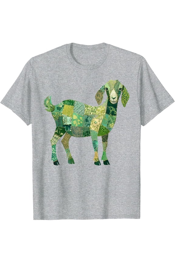 Patchwork Nubian Dairy Goat T-Shirt All Size S-5XL
