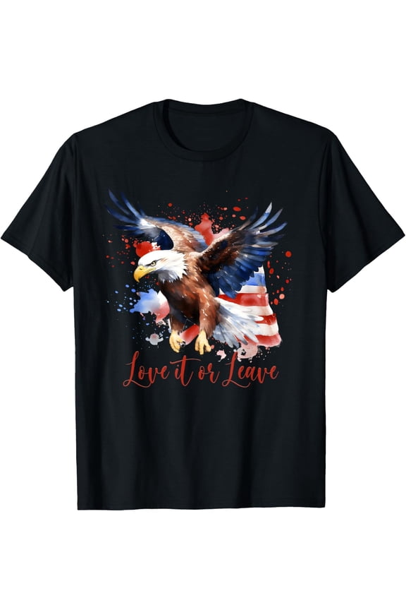 Patriotic American Eagle T-Shirt All Size S-5XL