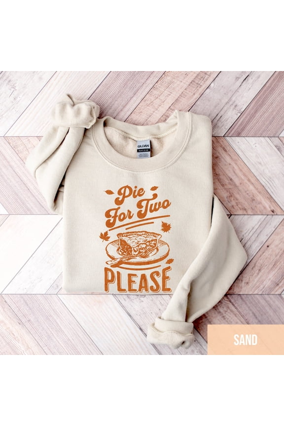 Pie for Two Thanksgiving Pregnancy Announcement Shirt, Thanksgiving Pregnancy Reveal Tee, Fall Baby announcement Shirt, Fall Maternity ShirtFull Size S-3XL