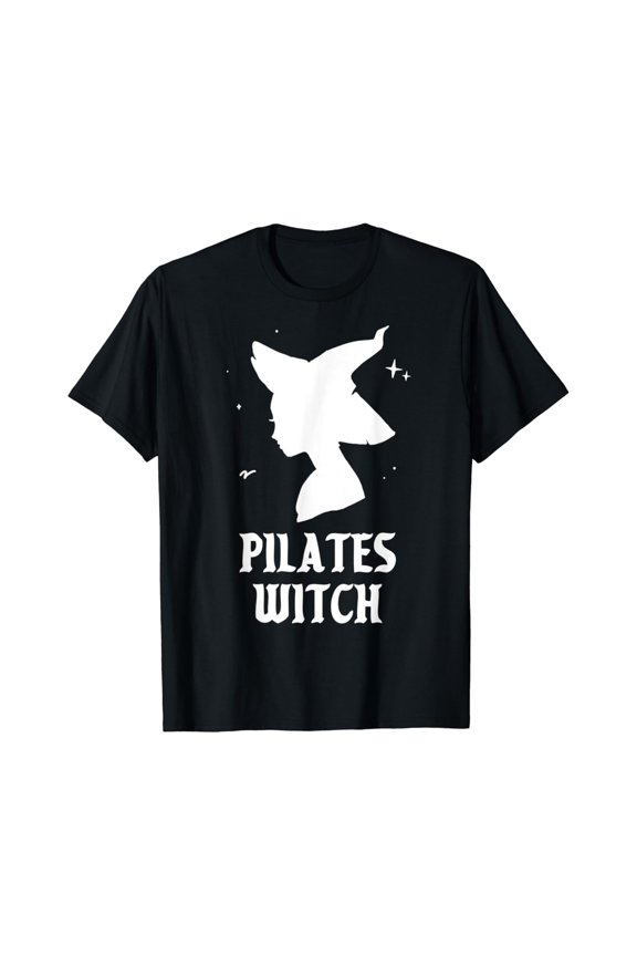 Pilates Witch Instructor Spooky Vibes Gym Costume T-Shirt All Size S-5XL
