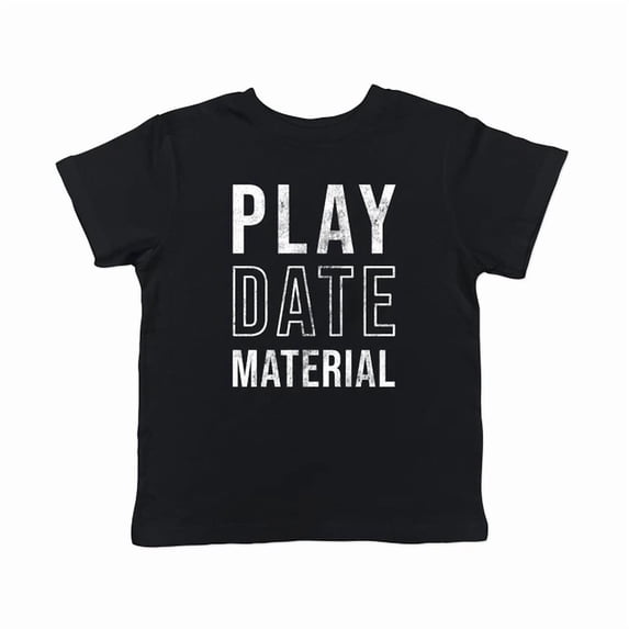 Velto Play Date Material T-Shirt Children Playing Joke Tee For All Size S-5XL
