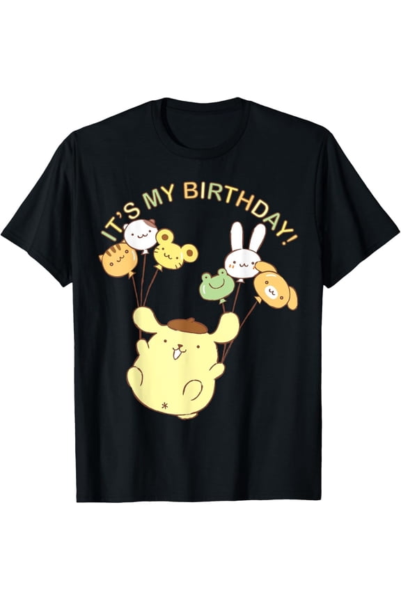Pompompurin Its My Birthday T-Shirt All Size S-5XL