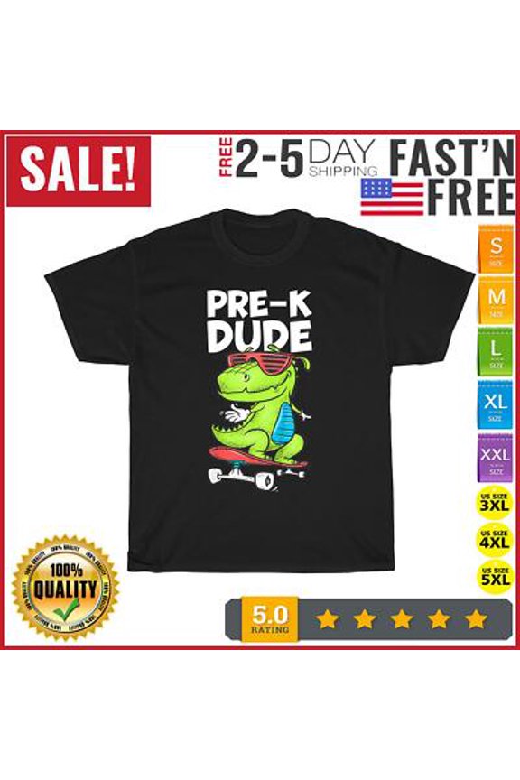 Pre-K Dude Vintage T Shirt Men Fashion 2023 Women T Shirt Short Sleeve All Size S-5XL