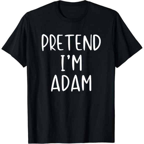 Velto Pretend Adam Costume Bible Lazy Easy Eve T-Shirt All Size S-5XL