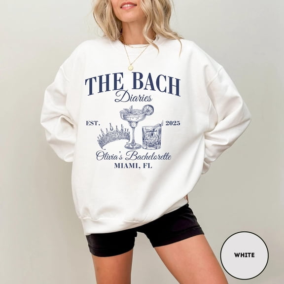 Velto Princess Bachelorette Diaries Classy Matching Party Sweatshirt Full size S-5XL