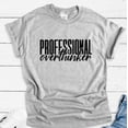 thumbnail image 1 of Velto Professional Overthinker, Gray Unisex Short Sleeve T-shirt All Size S-5XL, 1 of 5