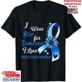 thumbnail image 1 of Velto Prostate Cancer Awareness I Wear Blue Sunflower Ribbon T-Shirt, Unisex Tee All Size S-5XL, 1 of 5