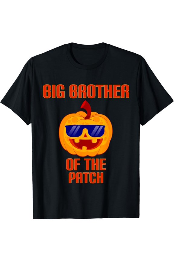 Pumpkin Big Brother Of The Patch Family Boys T-Shirt All Size S-5XL