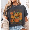 thumbnail image 1 of Velto Pumpkin Shirt: Retro Fall Graphic Tee All Size S-5XL, 1 of 5