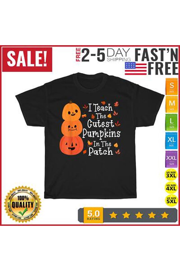 Pumpkin teacher Vintage T Shirt Men Fashion 2023 Women T Shirt Short Sleeve All Size S-5XL