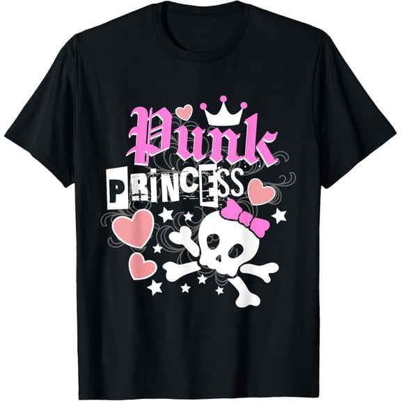 Velto Punk Princess - Emo Skater Rocker Rebel T-Shirt All Size S-5XL