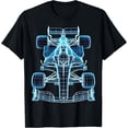 thumbnail image 1 of Velto Racing Car Blueprint Engineering Design T-Shirt All Size S-5XL, 1 of 5